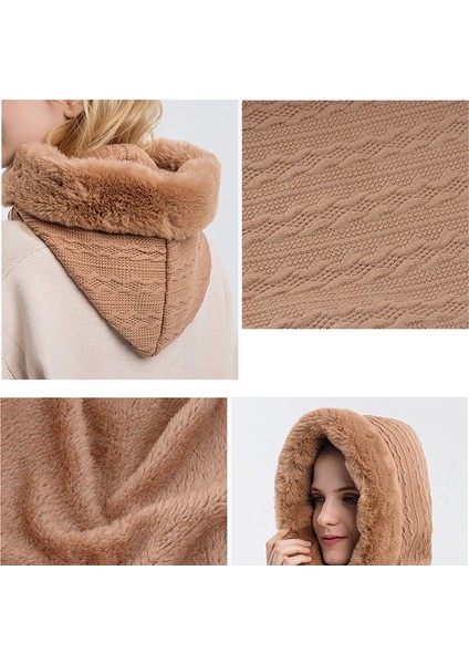 Kadın Sıcak Kabarık Eşarp Şapka H012 (Yurt Dışından) fırsatları