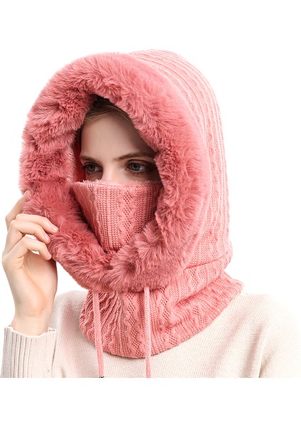 Kadın Sıcak Kabarık Eşarp Şapka H012 (Yurt Dışından) fiyatları