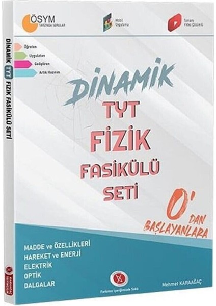 Karaağaç Yayınları Dinamik TYT Fizik Seti 5 Kitap