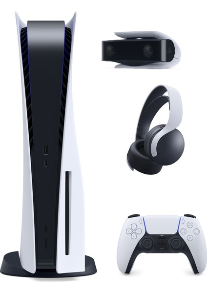 Playstation 5 + PS5 Kamera + PS5 Pulse 3D Kulaklık
