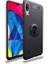 Samsung Galaxy M10 Yüzüklü Manyetik Ravel Kılıf Nano Ekran Koruyucu Full Setsiyah 1