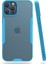 iPhone 12 / 12 Pro Kılıf Platin Matte Silikon Arka Kapak Mavi 1