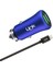 M582 Metal Araç Şarj Adaptörü ve Lightning Kablo Set 2.4A 1