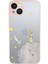 iPhone 13 Uyumlu Küçük Prens Desenli Kamera Korumalı Buzlu Şeffaf Lüx Telefon Kılıfı Pembe 1