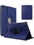 Apple iPad Pro 11 2021 3. Nesil Uyumlu Kılıf 360° Dönebilen Akıllı Kapak Standlı Kılıf Smart Uyku Modlu Lacivert 1