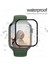 Apple Watch 7 45 mm Uyumlu Ekran Koruyucu 3D Tam Kapatan Kavisli Ppma Nano Cam Tam Uyumlu 3