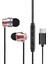 USB C Ses Kontrolü Kulaklıklar Kablolu Kulak Hifi Stereo Kulakiçi Mikrofon Gül Altın ile (Yurt Dışından) 2