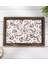 Gift Retro Motif Tasarımlı Doğal Ahşap Tepsi-3 3