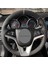 Chevrolet Camaro Alkantra-Karbon Yüzük Direksiyon Kılıf Gri Ipli 1