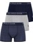 80263 Erkek Lacivert-Gri-Indigo 3'lü Boxer 1