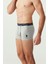 80336 Erkek Lacivert-Kırmızı-Gri 3'lü Boxer 3