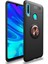 Huawei Y6 2019 Yüzüklü Manyetik Ravel Kılıf Nano Ekran Koruyucu Full Setsiyah Bronz 1
