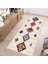 Dijital Baskı Yıkanabilir Kaymaz Taban Salon Halısı RVG1534-HK142 1