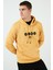 Slim Fit Baskılı Kanguru Cepli Kapüşonlu Sweat Erkek Sweat 5896593 3
