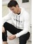 Pamuklu Baskılı Kapüşonlu Slim Fit Sweat Erkek Sweat 5905238 2