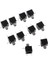 10 Adet Mp3 Kulaklık 3 Terminaller 3.5mm Mono Soket Pcb Panel Bağlayıcı (Yurt Dışından) 5
