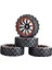 F Fityle 75MM Rc Lastikler ve Tekerlekler Jantlar Wltoys Için 12MM Hex Hub 144001 On / Off Road - F (Yurt Dışından) 1