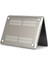 Apple MACBOOK Pro 13' 2020 A2159 A2289 A2251 Hardcase Kapak Kılıf - Gri 3