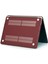Apple MACBOOK Air 13' 2019 2020 A1932 Hardcase Kapak Kılıf - Bordo 3