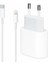 Apple iPhone Uyumlu 20W Usb-C Güç Adaptörü + Usb-C Lightning Şarj Kablosu Seti 11 12 Pro Max 1