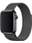 Apple Watch Uyumlu 38-40MM Krd1 Metal Hasır Kordon Gri 1