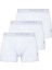 U.S. Polo Assn. 80097 Erkek 3'lü Boxer - Beyaz 4