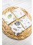 10X10 cm Limra Doğal Taş Uv Baskılı 4'lü Set Dekoratif Hediyelik Bardak Altlığı - Yaprak Baskılı 1