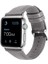 Apple Watch Uyumlu 38-40MM KRD10 Deri Kordon Gri̇ 1