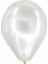 100 Lü Metalik Beyaz Balon 1