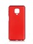 Xiaomi Redmi Note 9 Pro Max Kırmızı Silikon Rubber Kılıf Arka Kapak 1