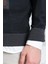 Slimfit Parça Desenli Ince Triko Erkek Kazak 4
