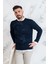 Slimfit Sıfır Yaka Ince Erkek Triko Kazak 2
