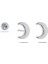 Ay Rodyumlu Tragus Gümüş Küpe 1