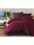 Ranforce Tek Kişilik Nevresim Takımı Pure V6 Bordo 1