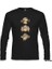 Three Monkeys Siyah Erkek Sweatshirt 2