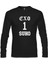 Exo - Suho Siyah Erkek Sweatshirt 1