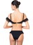 Volanlı Siyah Tüllü Bikini Takımı 3