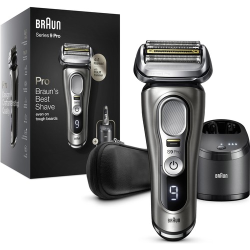 Braun Series 9 Pro Islak Kuru Tıraş Makinesi + Clean&charge + Deri Seyahat Kılıfı