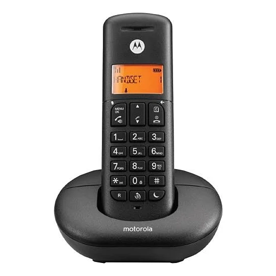 Motorola E201 Kablosuz Telsiz Telefon - Siyah