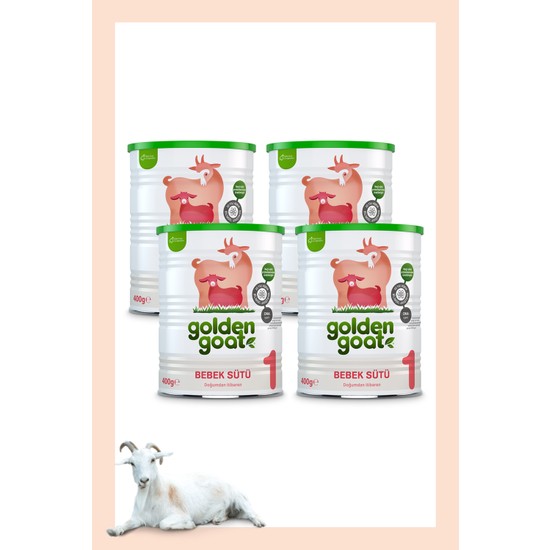 Golden Goat Keçi Bebek Sütü 1 numara 400 gr  4'lü paket