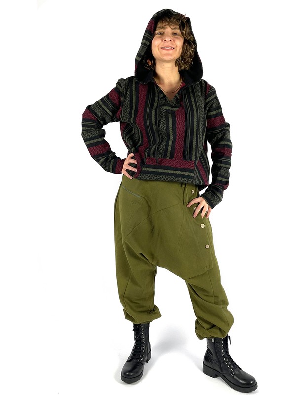 Boho Yaşam Unisex Kışlık Bohem Tarz Şalvar