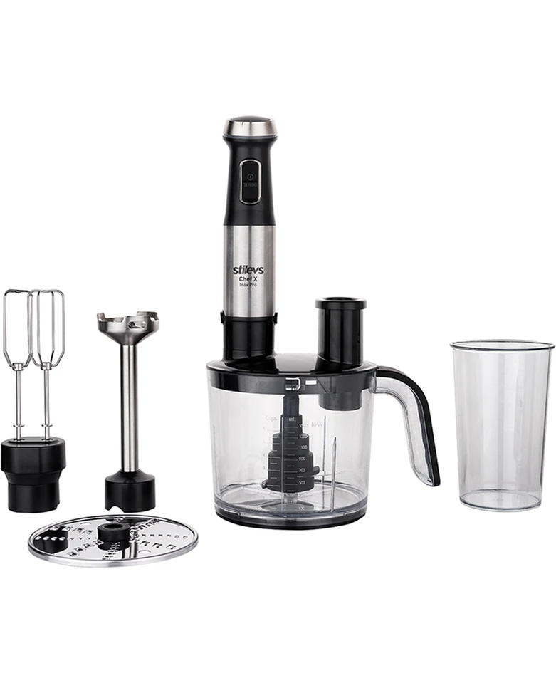 Resim Stilevs Inox Premium 4'lü Elektrikli Çeyiz Seti Gümüş Renk Paslanmaz Çelik Malzeme 