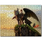 Cakapuzzle How To Train Your Dragon Film Görseli 120 Parça Puzzle Yapboz Mdf (Ahşap)