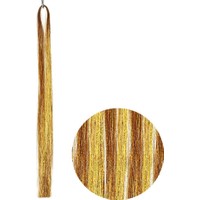 Alfa Sarı (Gold) Saç Simi-Hair Tinsel + Sim Boncuk Takma Tığı + Kaynak Boncuğu