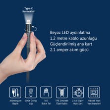 Polosmart PMS28 Lightning  LED Uyarılı Şarj ve Data Kablosu