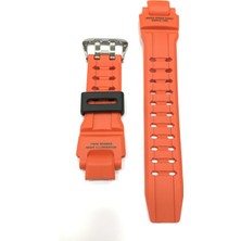 Casio GA-1000-4A Orijinal Turuncu Renk Silikon Saat Kordonu Kayışı