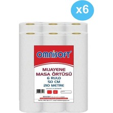 Omnisoft 6 Koli Muayene Masa Sedye Örtüsü Laminesiz 36 Rulo