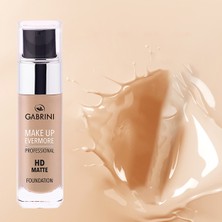 Gabrini Mat Fondöten Ultra Yoğun Kapatıcı  Professional Hd No:01