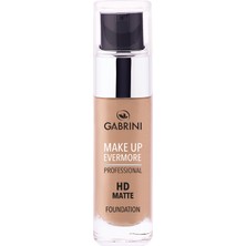Gabrini Mat Fondöten Ultra Yoğun Kapatıcı  Professional Hd No:01