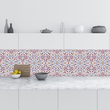 Sticker Art Mutfak Tezgah Arası Folyo Fayans Kaplama Folyosu Mandala 60X100 cm